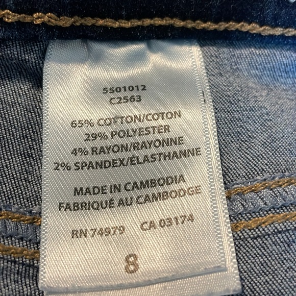 PARASUCO Ankle Hemmed Dark Rinse Pull on leggings . - Picture 7 of 7